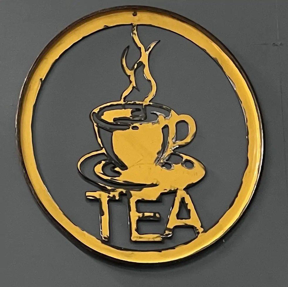 Artikelbild 1 des Artikels “Rundes Schild Tea, gelb, 60 cm “