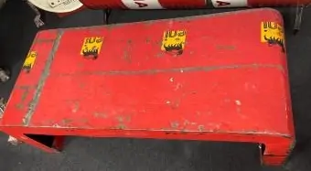 Artikelbild 1 des Artikels “Niedriger Tisch, 50 cm, Metall, rot “