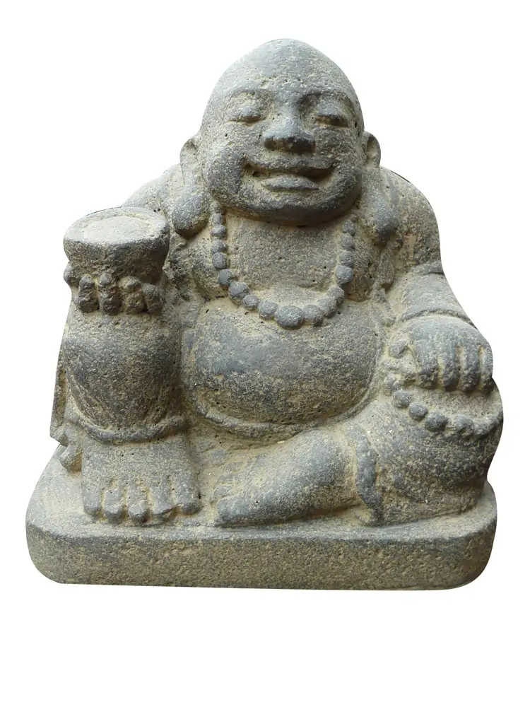 Artikelbild 1 des Artikels “Chinesischer Buddha mit Schale, 32 cm “
