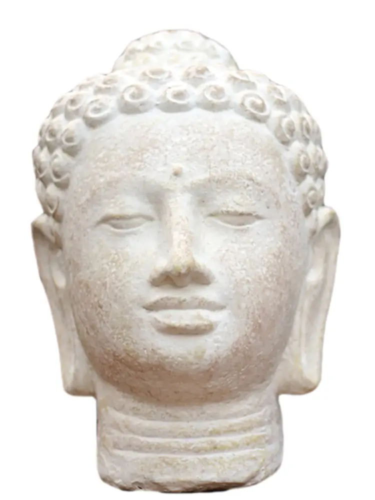 Artikelbild 1 des Artikels “Buddha-Kopf, 34 cm, weiß “