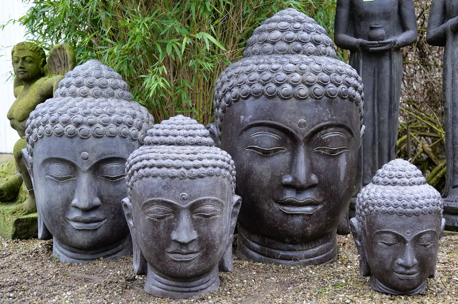 Artikelbild 1 des Artikels “Buddha-Kopf, Steinguss “