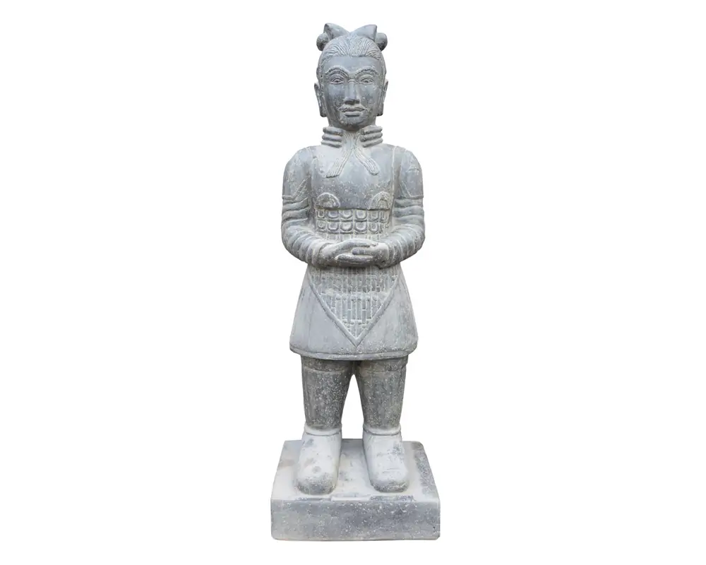 Product image 1 of the product “Kneeling Chinese warrior, 100 cm ”