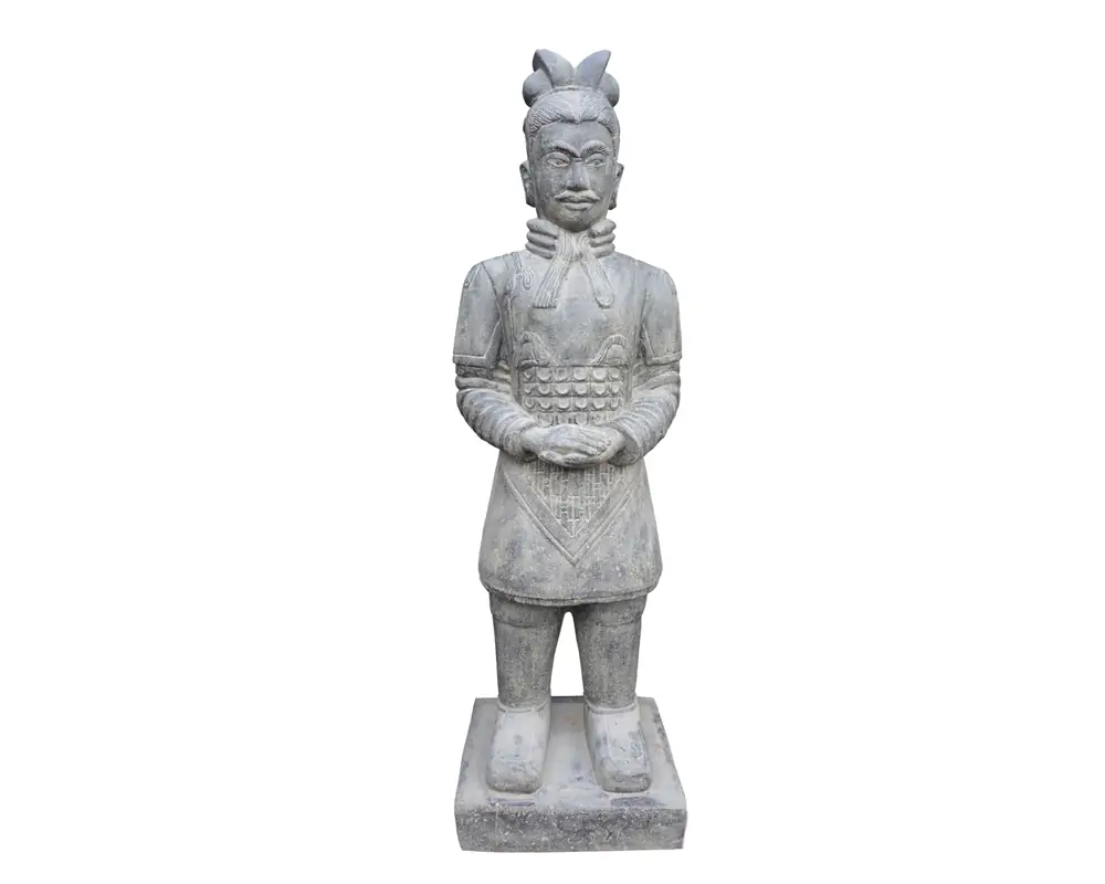 Product image 1 of the product “Kneeling Chinese warrior, 100 cm ”