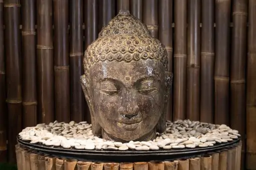 Artikelbild 1 des Artikels “Buddha-Kopf als Wasserspiel, 30 cm “
