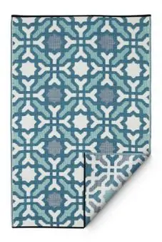 Product image 1 of the product “Fab Hab - Outdoor rug, Seville, blue (120 cm x 180 cm) ”