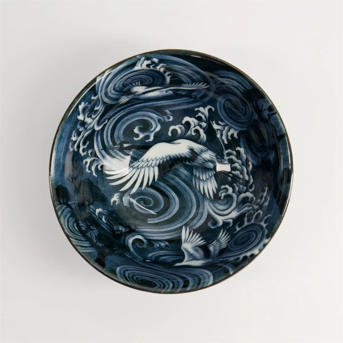 Artikelbild 1 des Artikels “Japonism Crane Tayo Bowl 14.7x6.9cm 500ml Black “