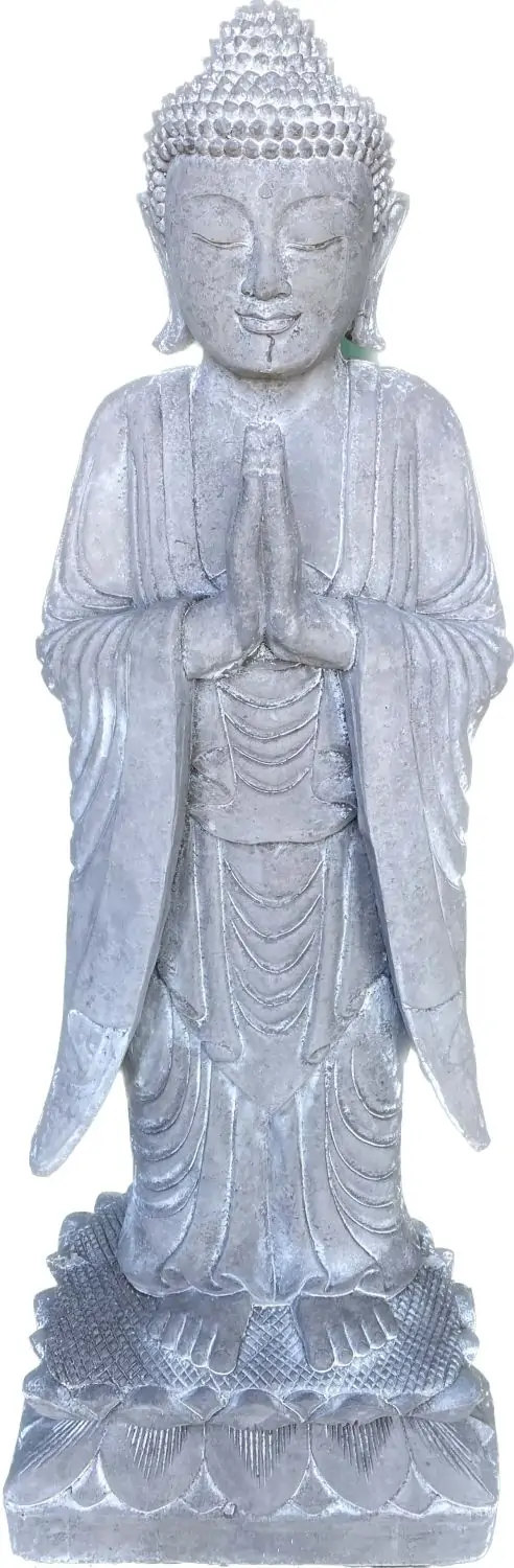 Artikelbild 10 des Artikels “Jagan - Stehender Buddha, 105 cm H | Steinguss “