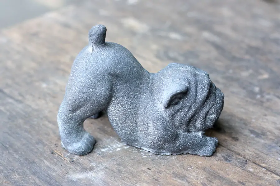 Artikelbild 2 des Artikels “Spielender Hund, 10 cm, grau “