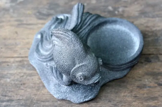 Artikelbild 2 des Artikels “Fisch mit Teelichthalter, 13 cm, grau “