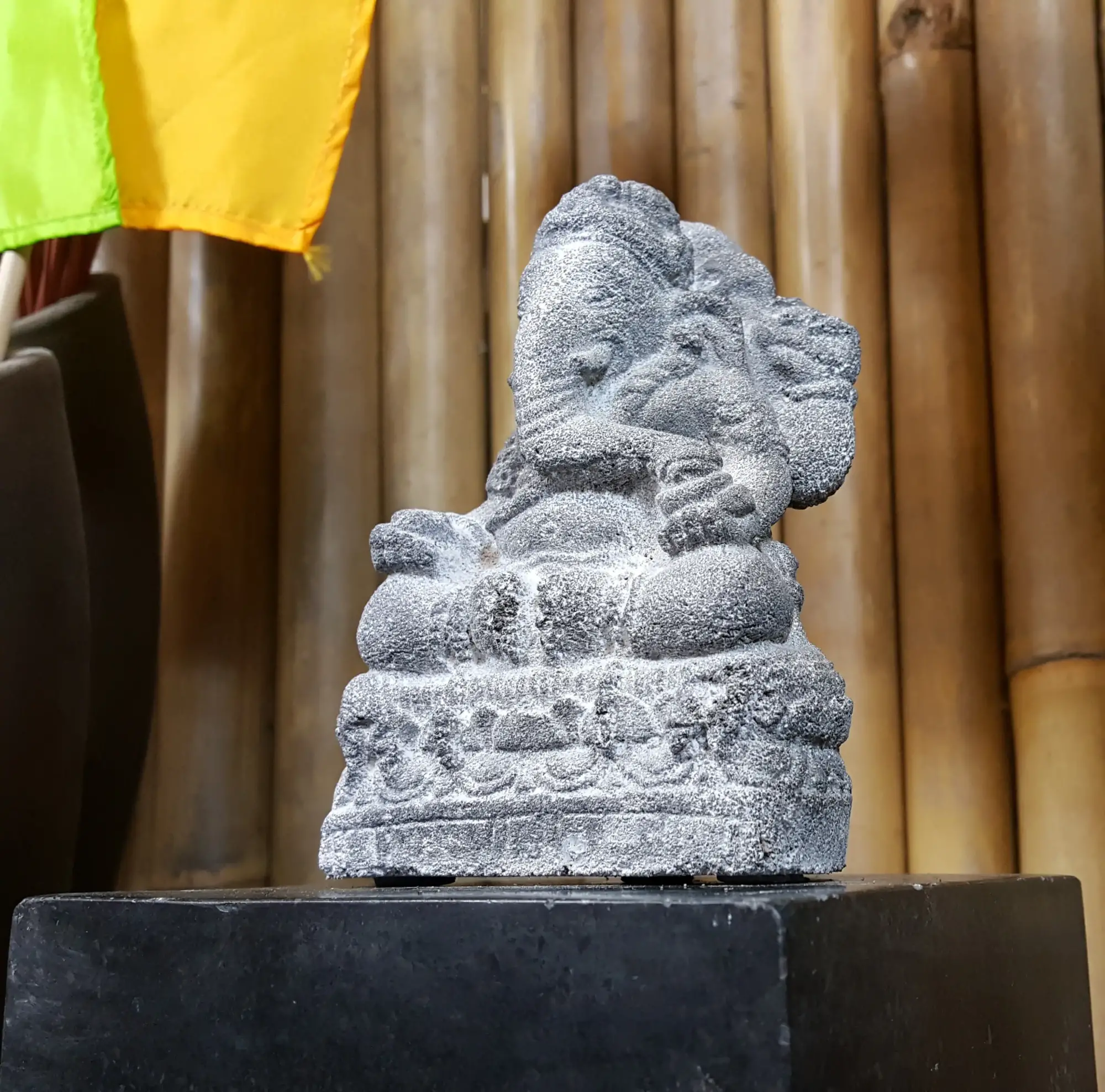 Artikelbild 2 des Artikels “Sitzender Ganesha, 15 cm, grau “