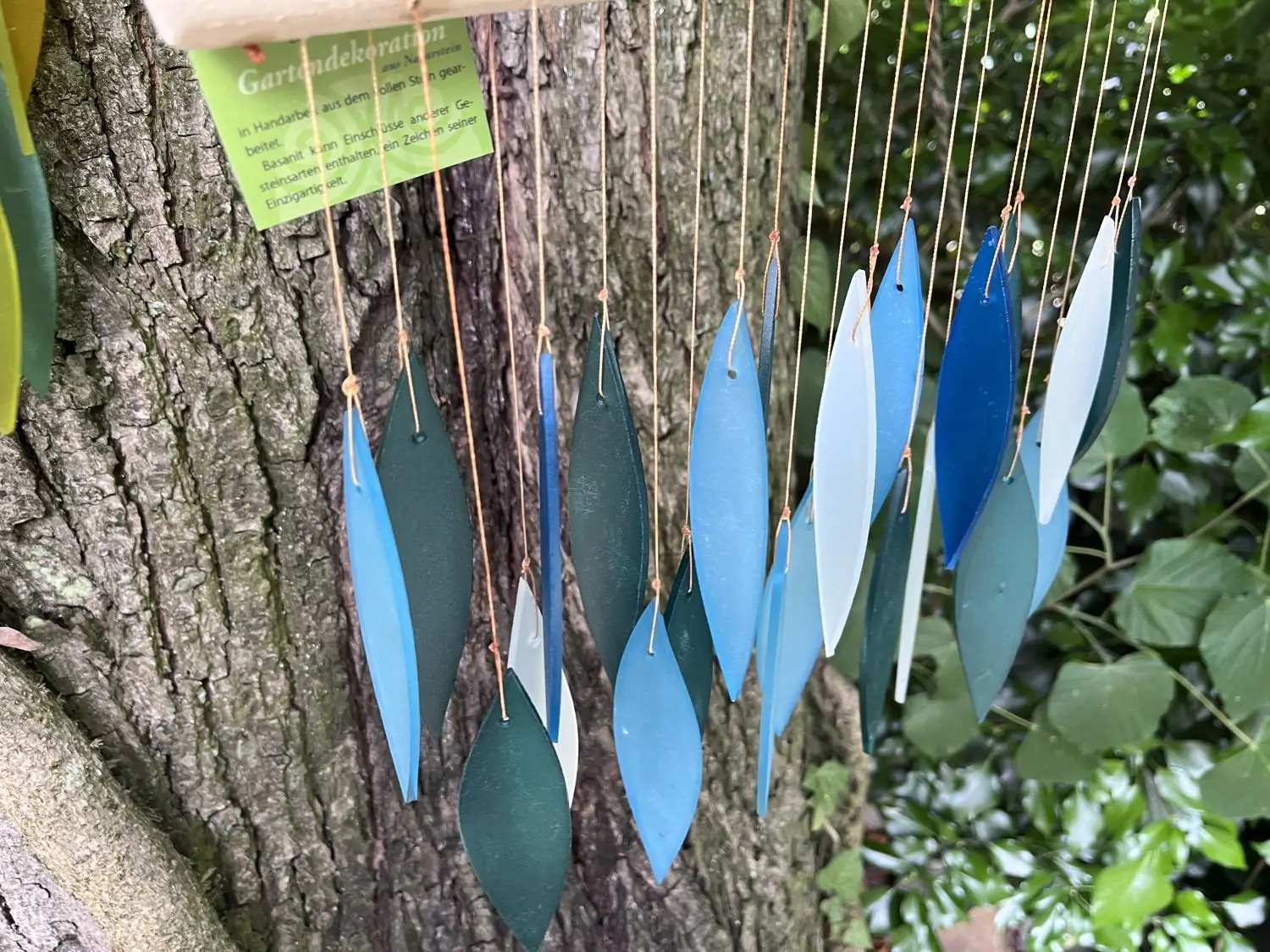 Artikelbild 2 des Artikels “Glas-Windspiel „Blätter“, 30 cm “