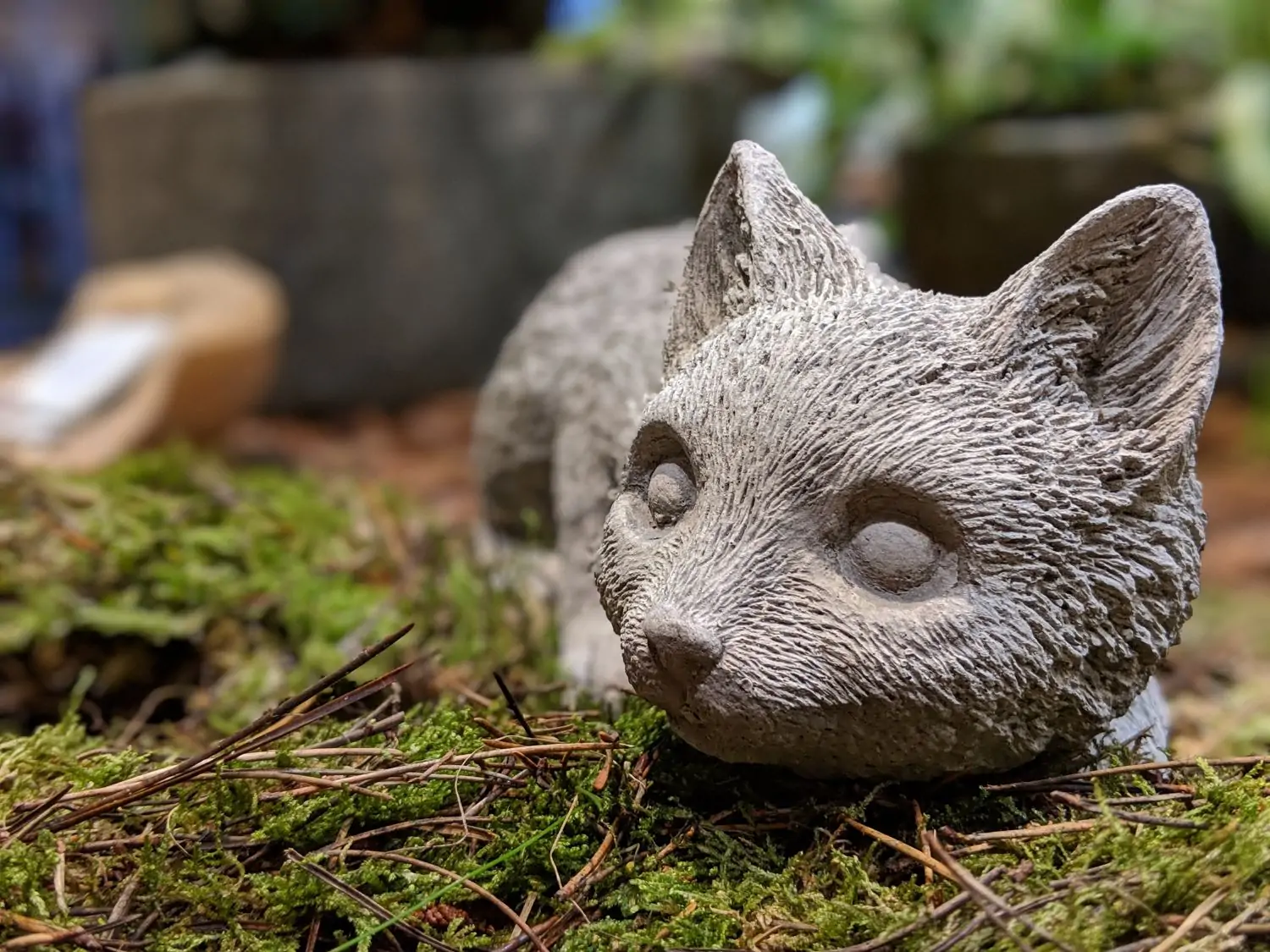 Artikelbild 2 des Artikels “Lauernde Katze, Tierfigur, 30 cm “