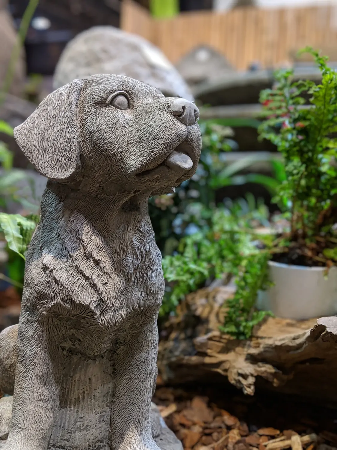 Artikelbild 2 des Artikels “Hund mit Zunge, Tierfigur, 30 cm “