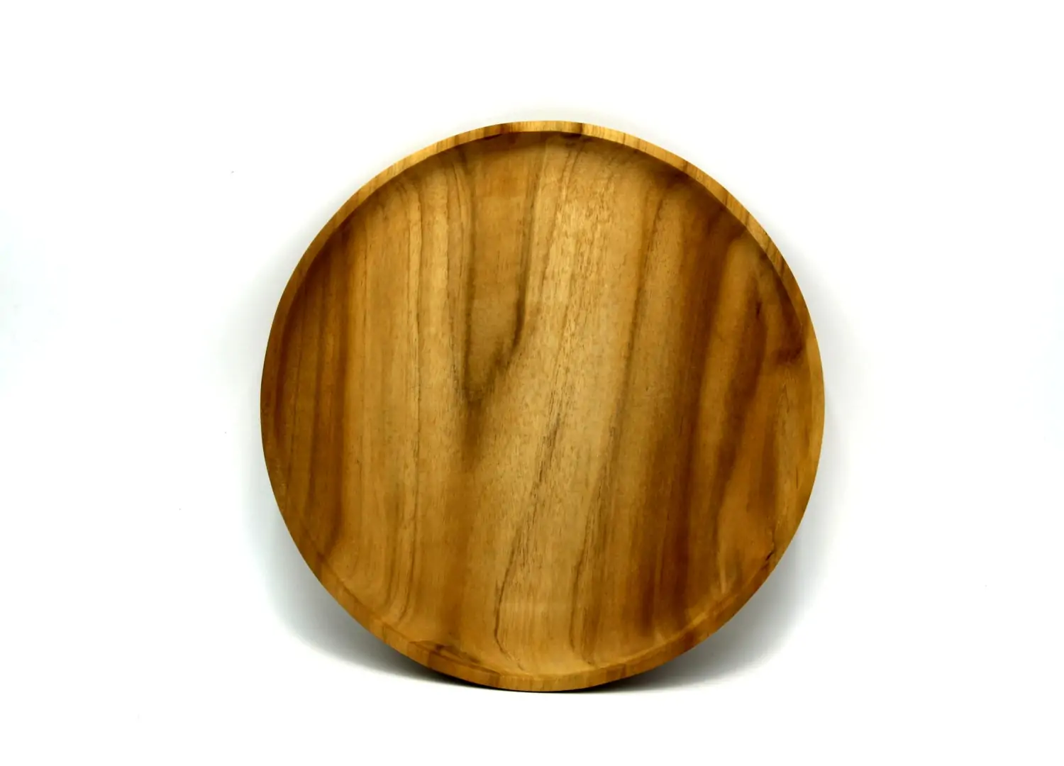 Artikelbild 2 des Artikels “Holzteller, aus Teakholz, 30 cm Durchmesser “