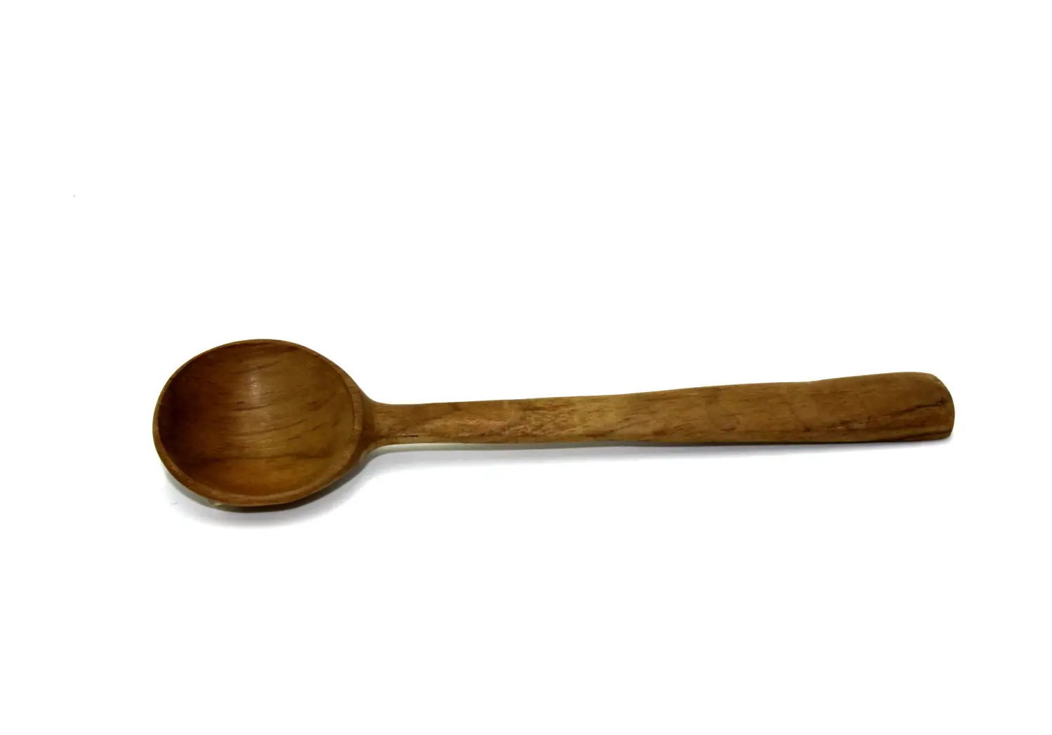 Artikelbild 2 des Artikels “Runder Holzlöffel, aus Teakholz, 18 cm L “