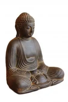 Artikelbild 2 des Artikels “Buddha-Figur, Japan, sitzend, Steinguss, 20 cm Höhe “