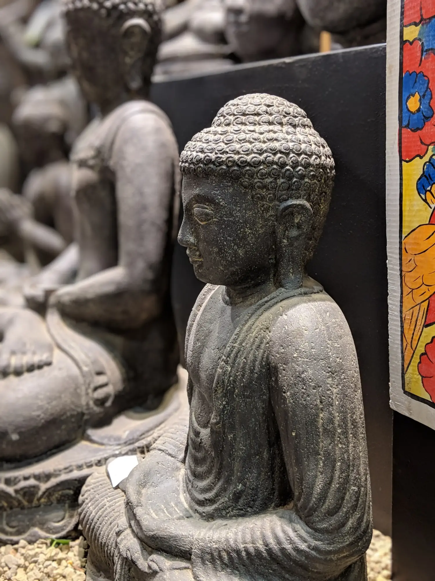 Artikelbild 2 des Artikels “Buddha-Figur, sitzend, japanisch, 40 cm “