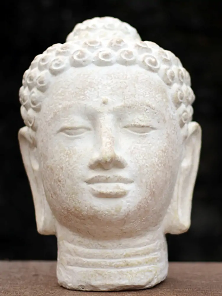 Artikelbild 2 des Artikels “Buddha-Kopf, 34 cm, weiß “