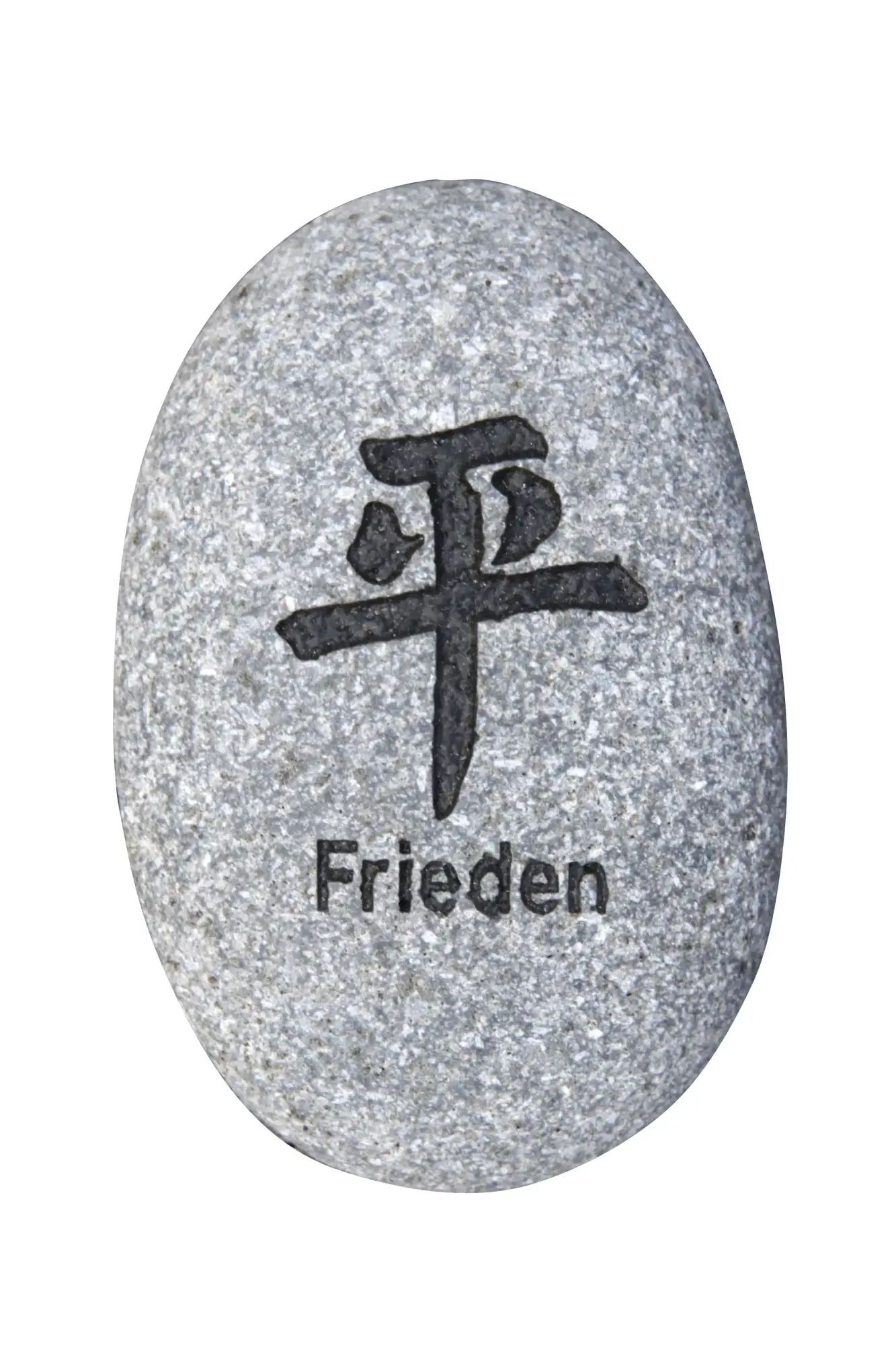 Artikelbild 2 des Artikels “Glücksstein - 7er-Set Chinesisches Zeichen, schwarz/grau, deutscher Text |Natur “