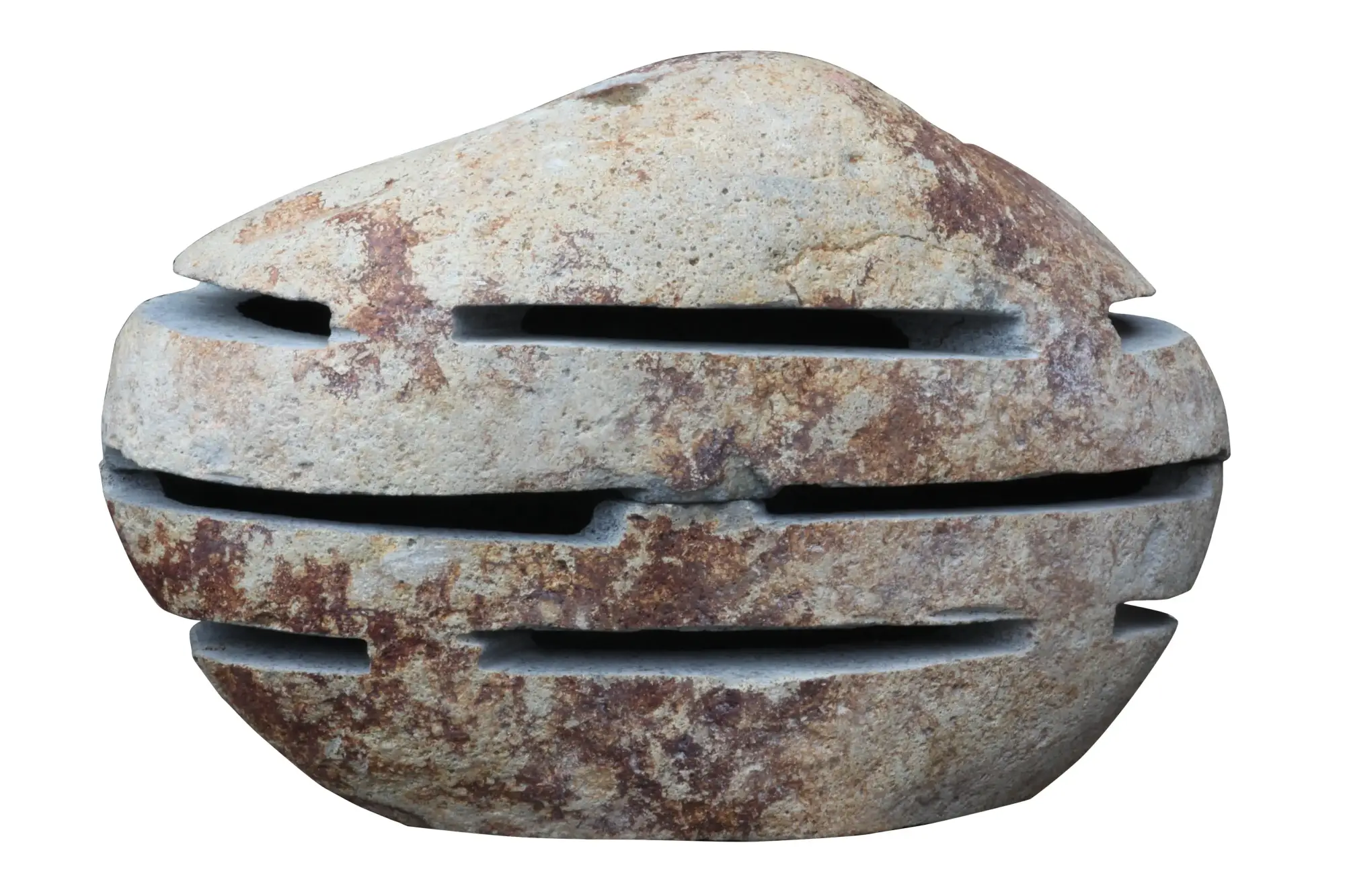Artikelbild 2 des Artikels “Gartenlaterne – ovale Form, geschlitzt, mit Deckel, ca. 35 cm “