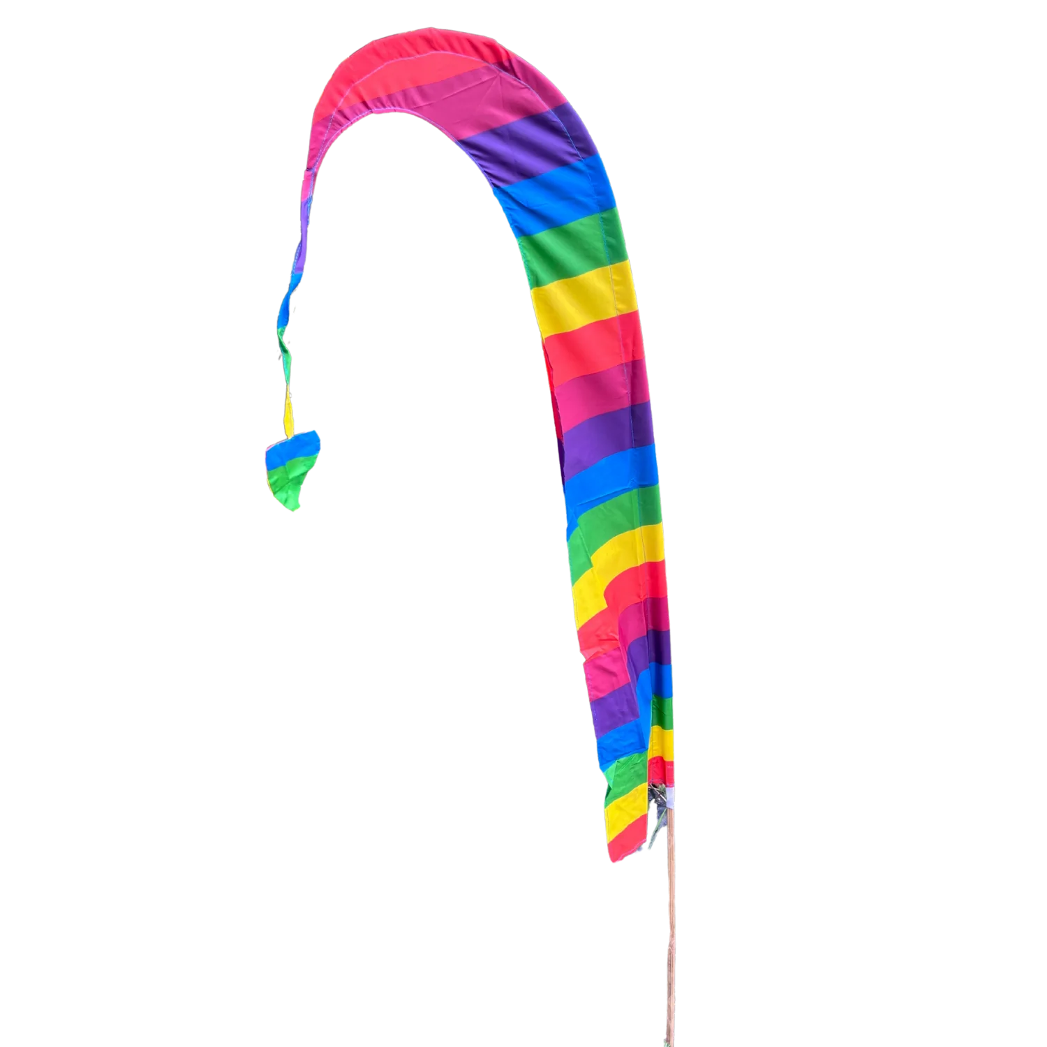 Product image 3 of the product “Bali flag rainbow - 120 cm with bamboo stick ”