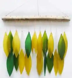 Artikelbild 3 des Artikels “Glas-Windspiel „Blätter“, 30 cm “