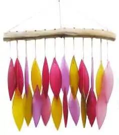 Artikelbild 3 des Artikels “Glas-Windspiel „Blätter“, 30 cm “