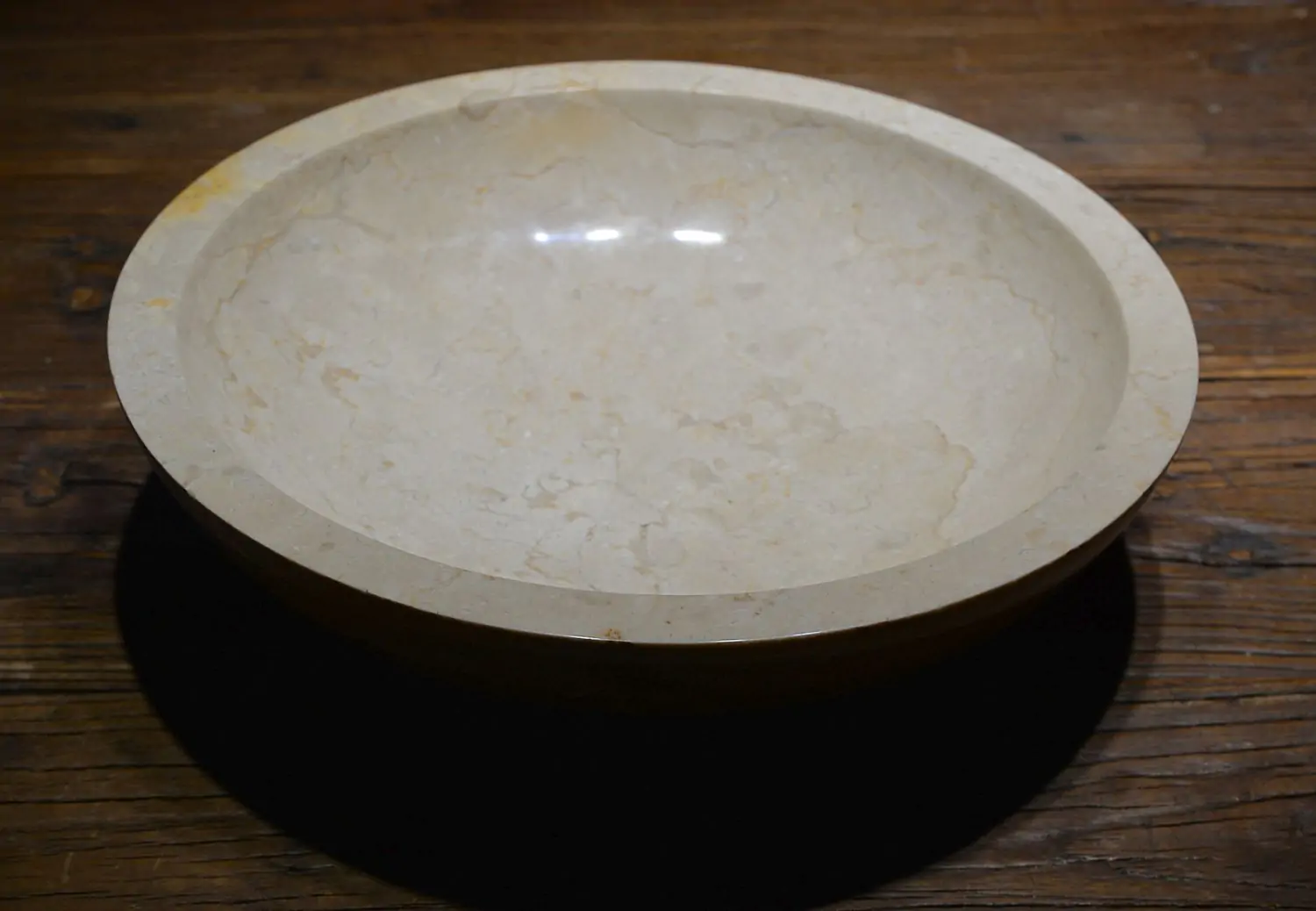 Artikelbild 3 des Artikels “Schale aus Marmor, Ø 40 cm, außen glatt “