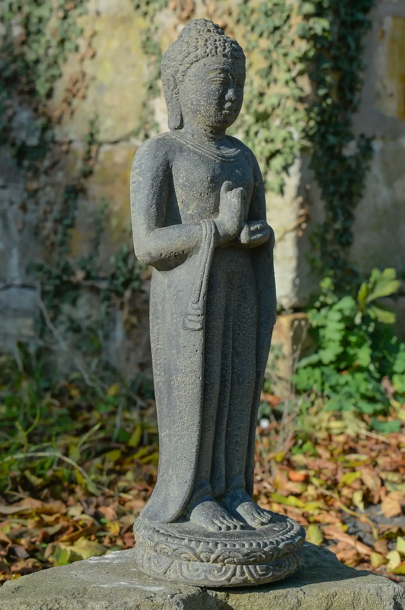 Artikelbild 3 des Artikels “Buddha-Figur, stehend, indisch, 50 cm “