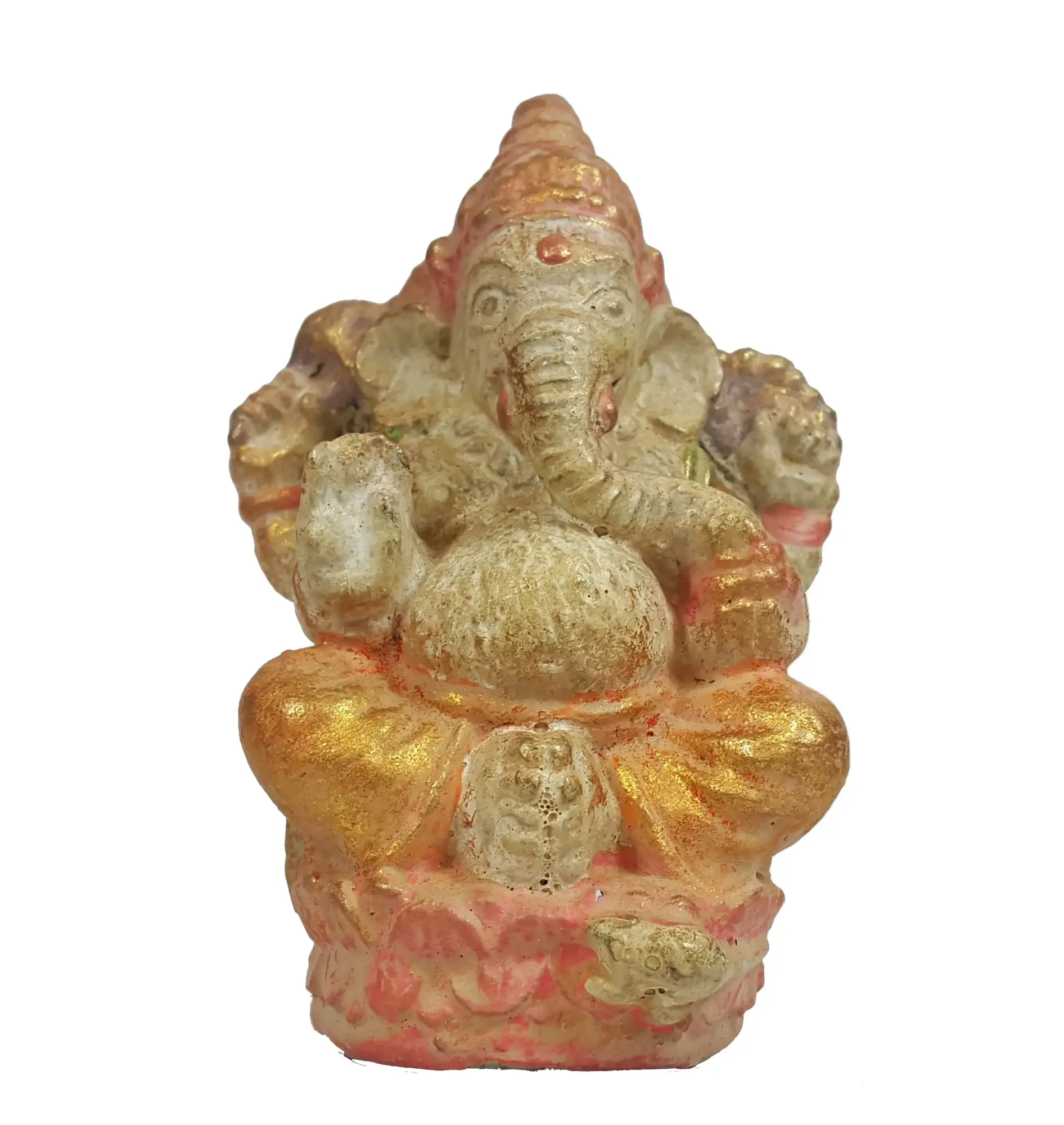 Artikelbild 3 des Artikels “Sitzender Ganesha, Steinguss, handbemalt, ca. 12 cm “