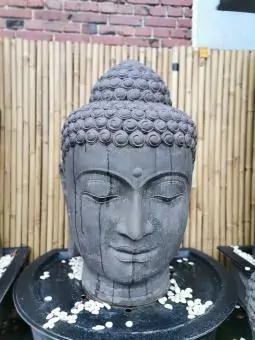 Artikelbild 3 des Artikels “Buddha-Kopf als Wasserspiel, 150 cm “