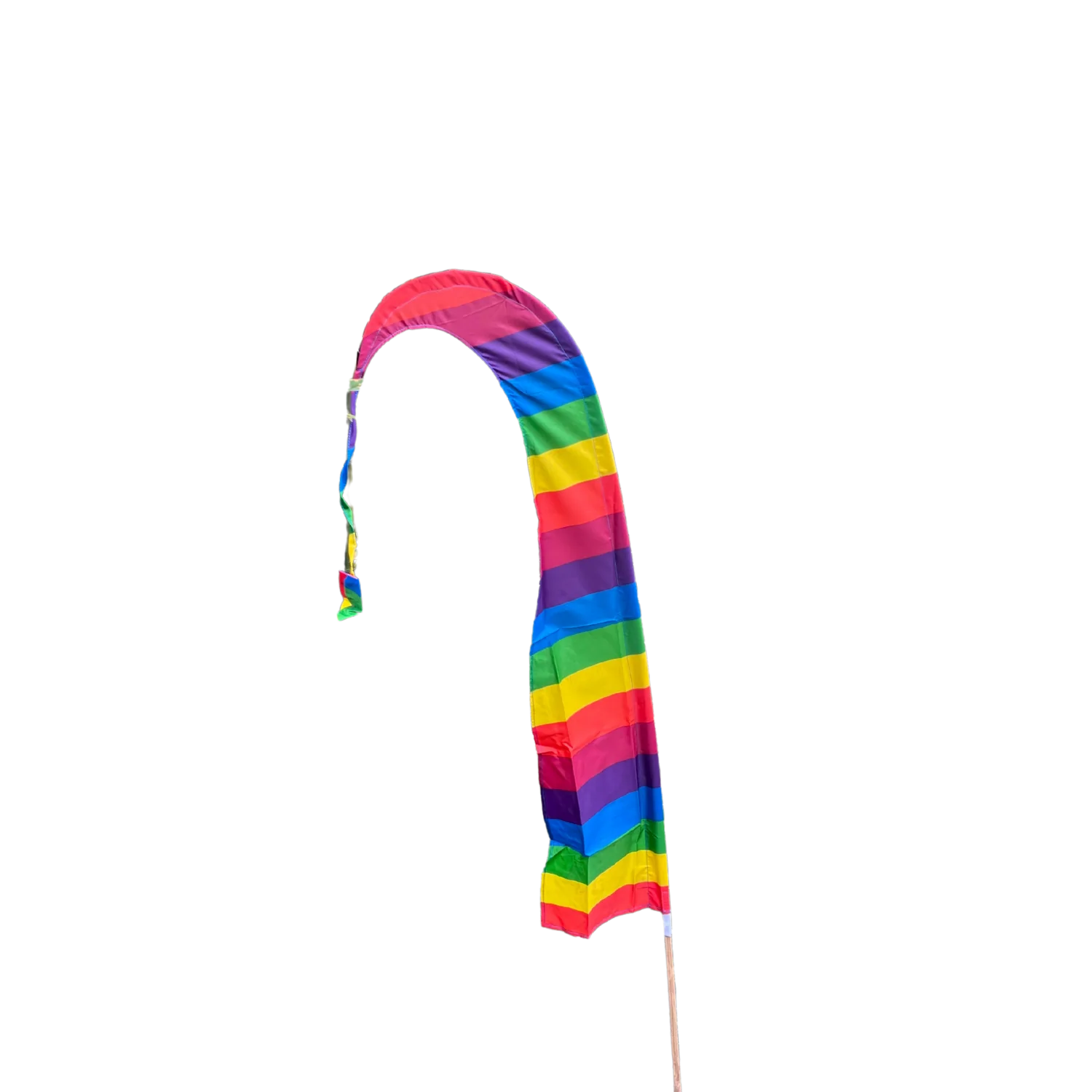 Product image 4 of the product “Bali flag rainbow - 120 cm with bamboo stick ”