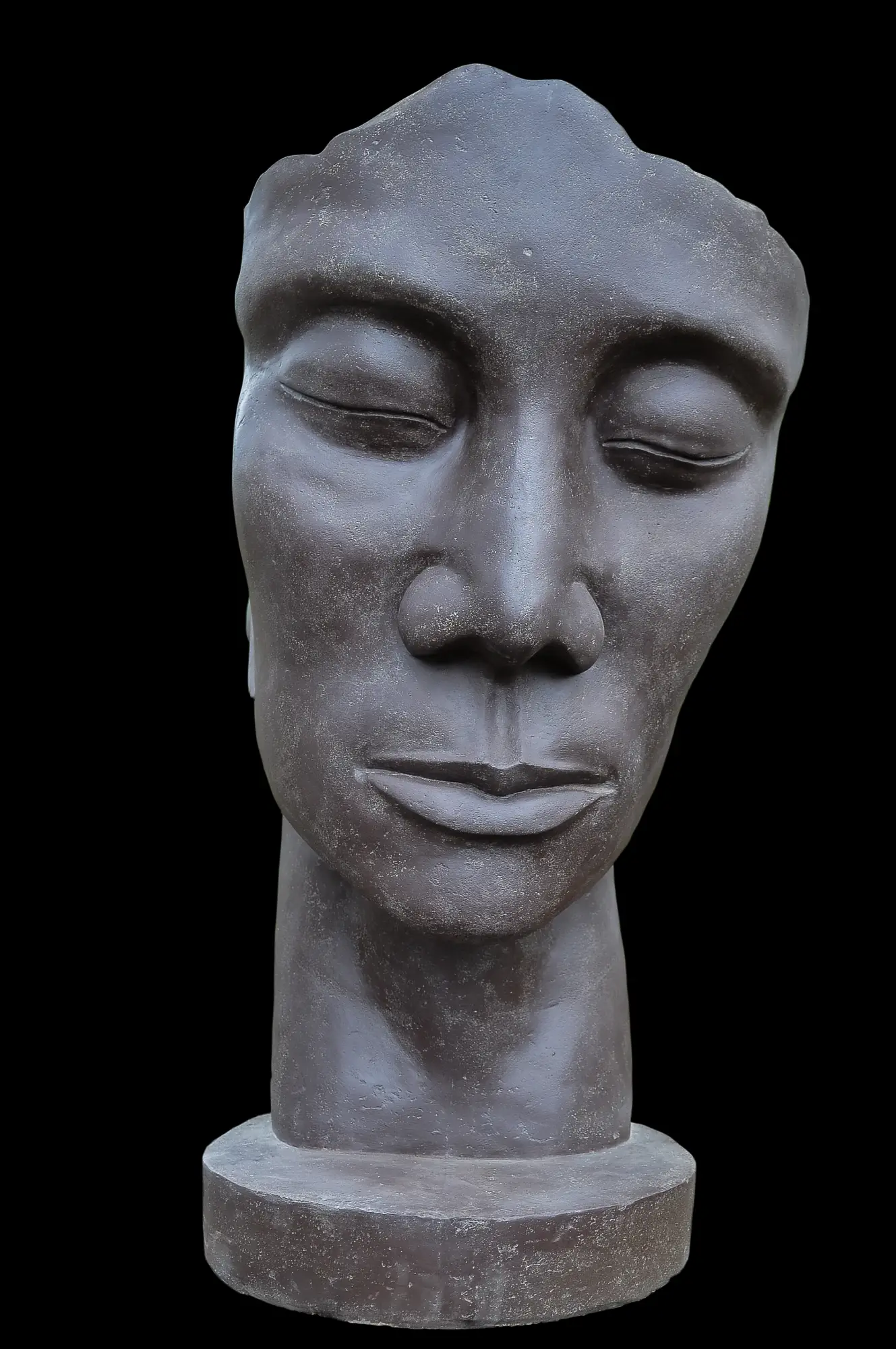 Product image 4 of the product “Mask Human 01 (inclined to the right) original by the artist - 150m height ”