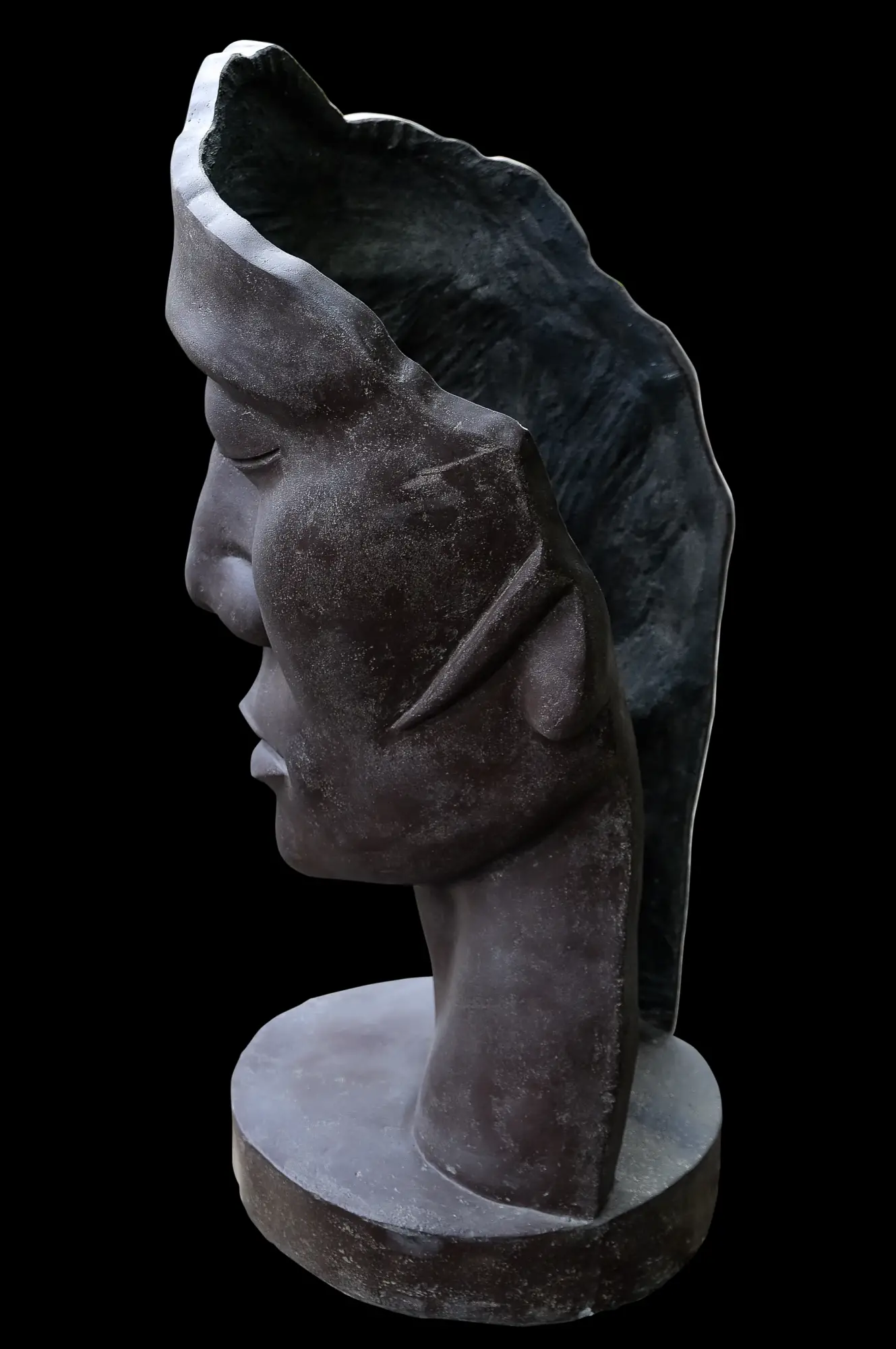 Product image 5 of the product “Mask Human 01 (inclined to the right) original by the artist - 150m height ”